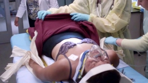 Pic: Bianca Collins in Grey's Anatomy