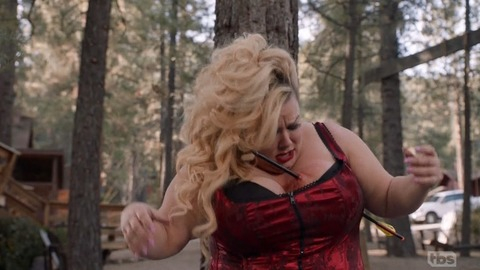 Pic: Carly Jibson in The Guest Book