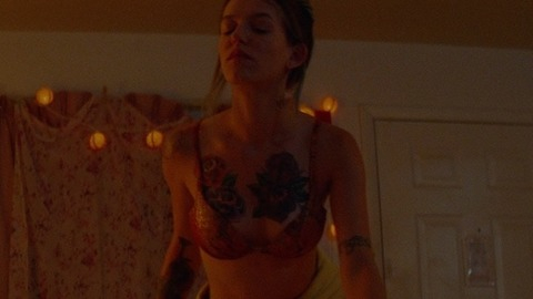 Pic: Bria Vinaite in The Florida Project