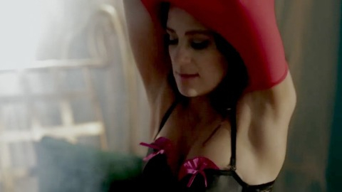 Pic: Rachel Riley in Dracula in a Women's Prison