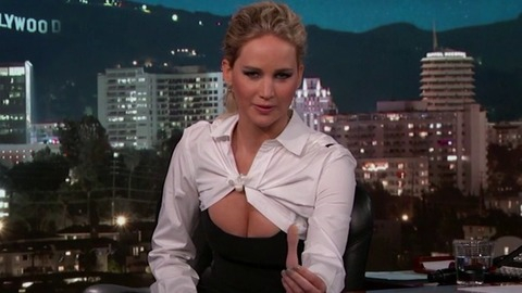 Pic: Jennifer Lawrence in Jimmy Kimmel Live!