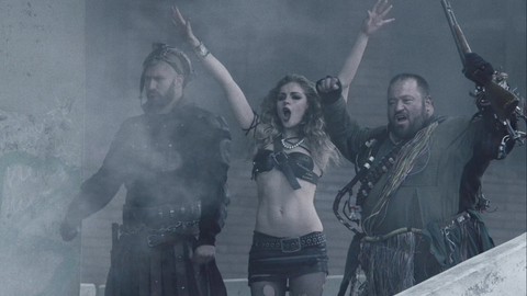 Pic: Lucy Aarden in Death Race 4: Beyond Anarchy