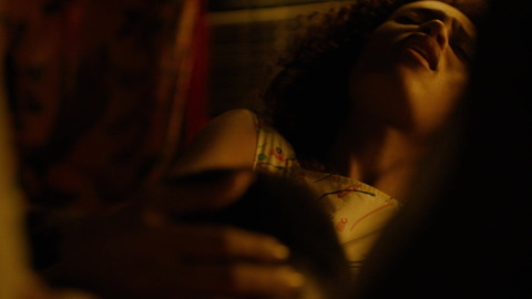 Pic: Reign Edwards in Snowfall