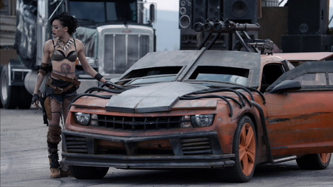 Pic: Cassie Clare in Death Race 4: Beyond Anarchy (2018)