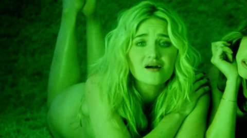 Pic: AJ Michalka in Church