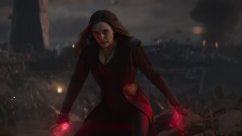 Pic: Elizabeth Olsen in Avengers: Endgame