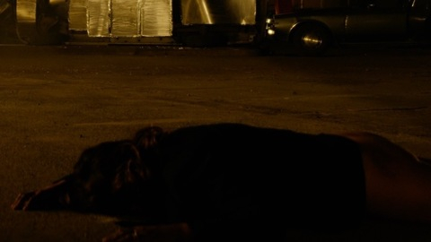 Pic: Justine Warrington in Dragged Across Concrete