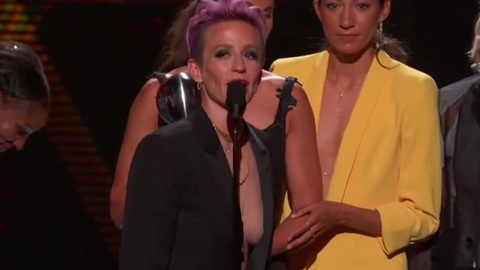Pic: Megan Rapinoe in ESPY Awards