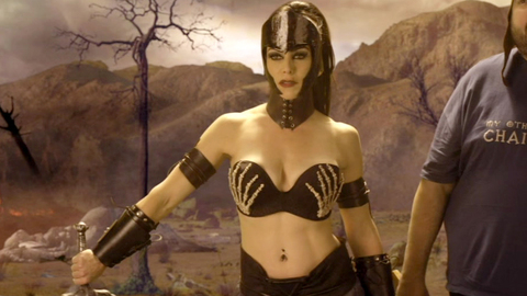 Pic: Emily Booth in Shed of the Dead (2019)