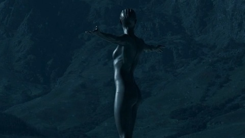 Pic: Amanda Collin in Raised by Wolves