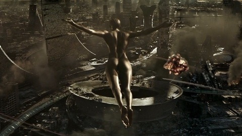 Pic: Amanda Collin in Raised by Wolves