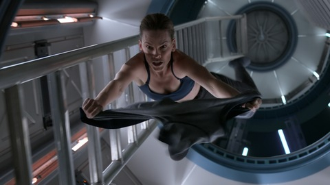 Pic: Hilary Swank in Away