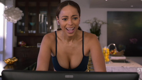 Pic: Amber Stevens in Run the World