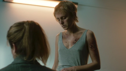 Pic: Denise Gough in Too Close