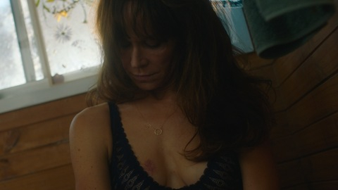 Pic: Frances O'Connor in The End (2020)