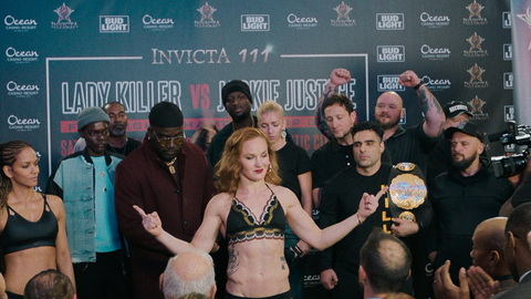 Pic: Valentina Shevchenko in Bruised