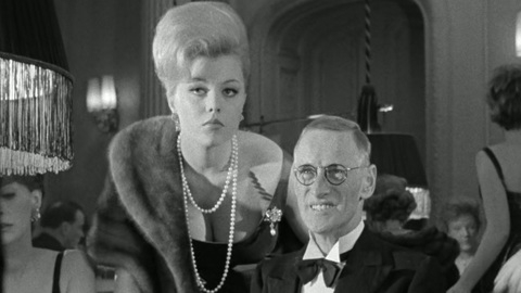 Pic: Margaret Nolan in A Hard Day's Night