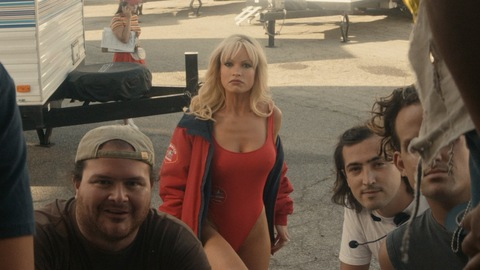 Pic: Lily James in Pam & Tommy