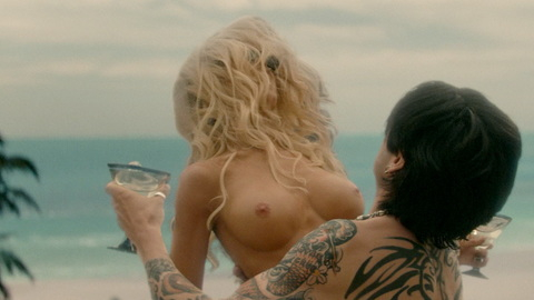 Pic: Lily James in Pam & Tommy