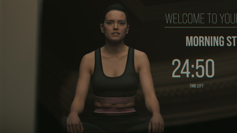 Pic: Daisy Ridley in The Bubble