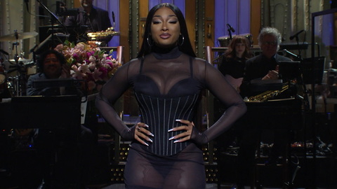 Pic: Megan Thee Stallion in Saturday Night Live