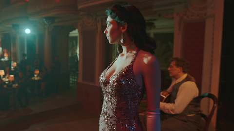 Pic: Matilda De Angelis in Robbing Mussolini (2022)