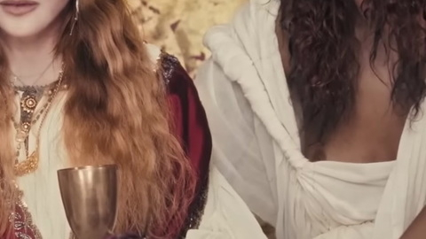 Pic: Binx Walton in Madonna X Vanity Fair – The Enlightenment