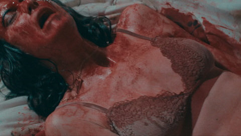 Pic: Casey Hartnett in Terrifier 2 (2022)