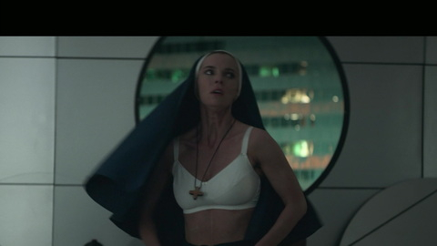 Pic: Betty Gilpin in Mrs. Davis