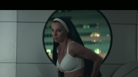 Pic: Betty Gilpin in Mrs. Davis