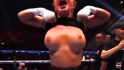 Pic: Daniella Hemsley in Kingpyn Boxing