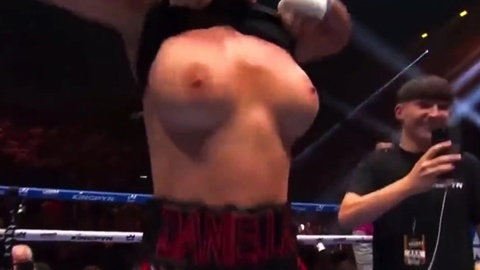 Pic: Daniella Hemsley in Kingpyn Boxing