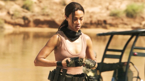 Pic: Zoe Saldana in Special Ops: Lioness