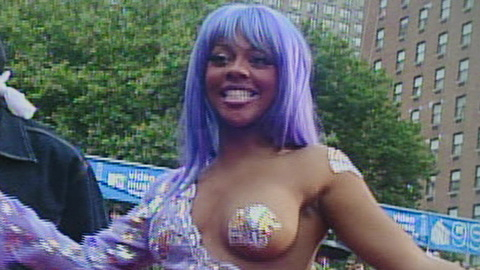 Pic: Lil' Kim in Ladies First: A Story of Women in Hip-Hop