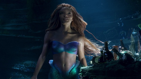 Pic: Halle Bailey in The Little Mermaid