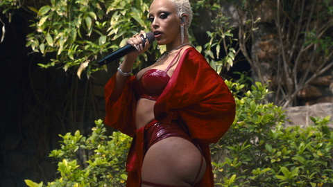 Pic: Doja Cat in Victoria's Secret: The Tour '23