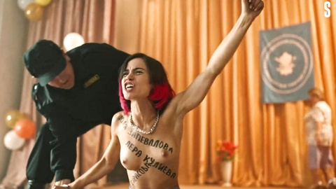 Pic: Kristina Kucherenko in AlfaRomeo