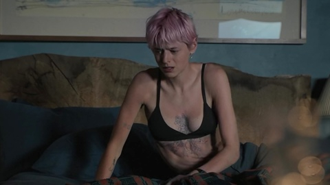 Pic: Emma Corrin in A Murder at the End of the World