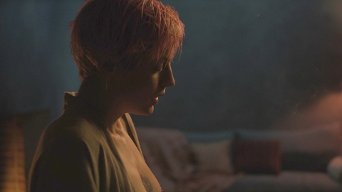 Pic: Emma Corrin in A Murder at the End of the World