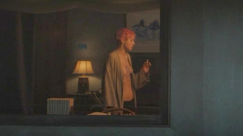 Pic: Emma Corrin in A Murder at the End of the World