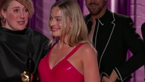 Pic: Margot Robbie in Golden Globe Awards