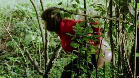 Pic: Lidia Veiga in Stroking an Animal