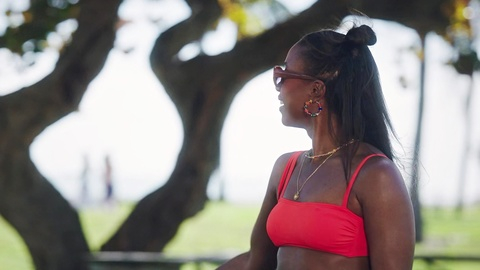 Pic: Ashlei Sharpe Chestnut in What Happens in Miami