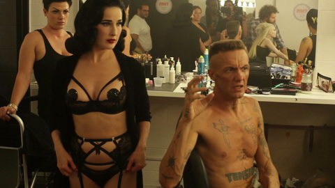 Pic: Dita Von Teese in ZEF - The Story of Die Antwoord