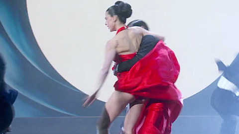 Pic: Margaret Qualley in The Oscars