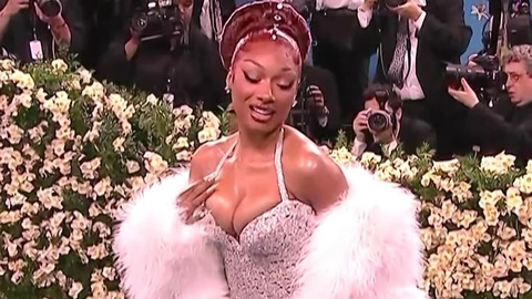 Pic: Megan Thee Stallion in E! Live From the Red Carpet