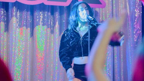 Pic: Charli XCX in Overcompensating (2025)