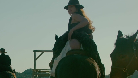 Pic: Hannah James in Two Sinners and a Mule