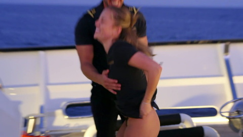 Pic: Kizzi Kitchener in Below Deck Mediterranean