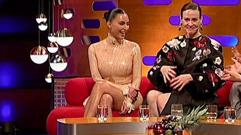 Pic: Kim Kardashian in The Graham Norton Show